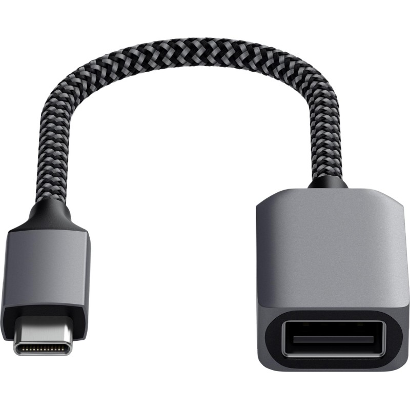 Кабель адаптер Satechi USB-C to USB 3.0. Цвет серый космос