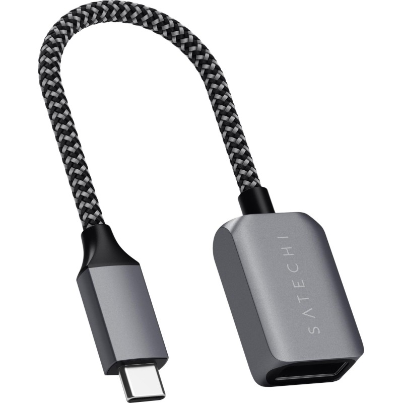 Кабель адаптер Satechi USB-C to USB 3.0. Цвет серый космос
