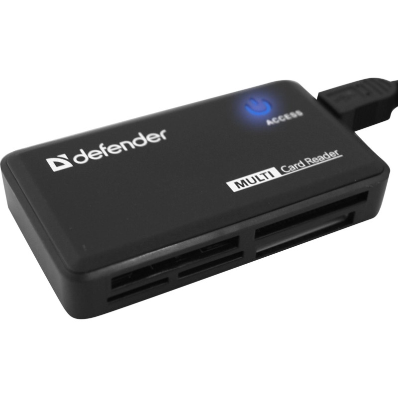 Картридер Defender Optimus USB 2.0, универс. 5 слотов (83501)