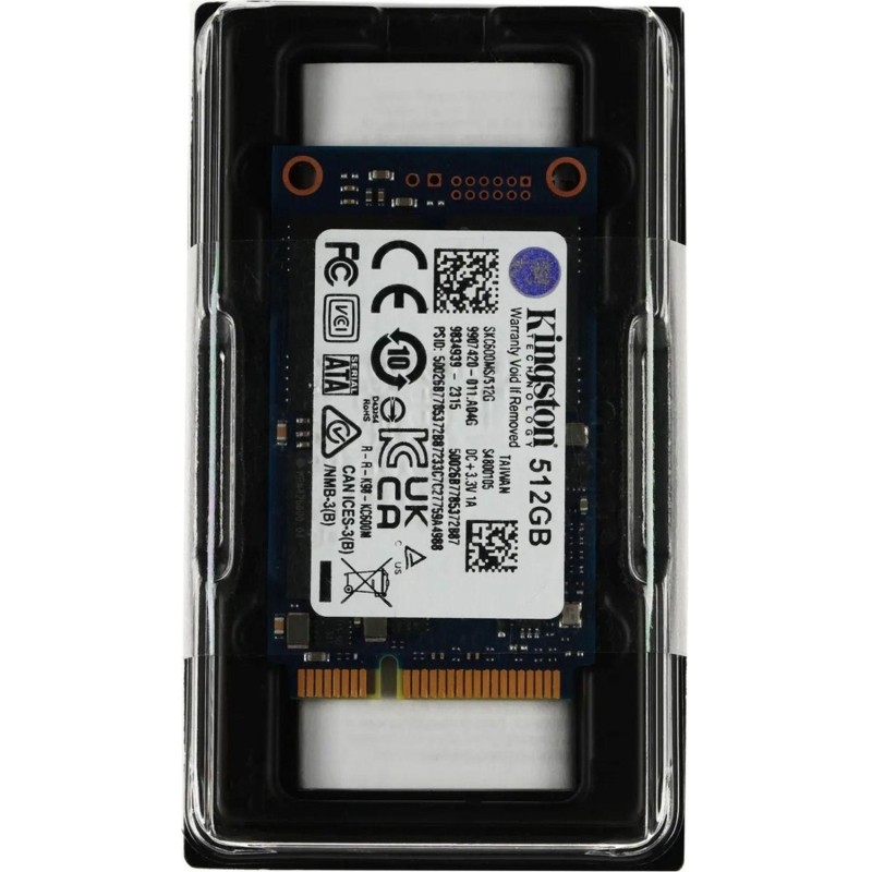 SSD накопитель Kingston (SKC600MS/512G) mSATA 512Gb KC600 mSATA