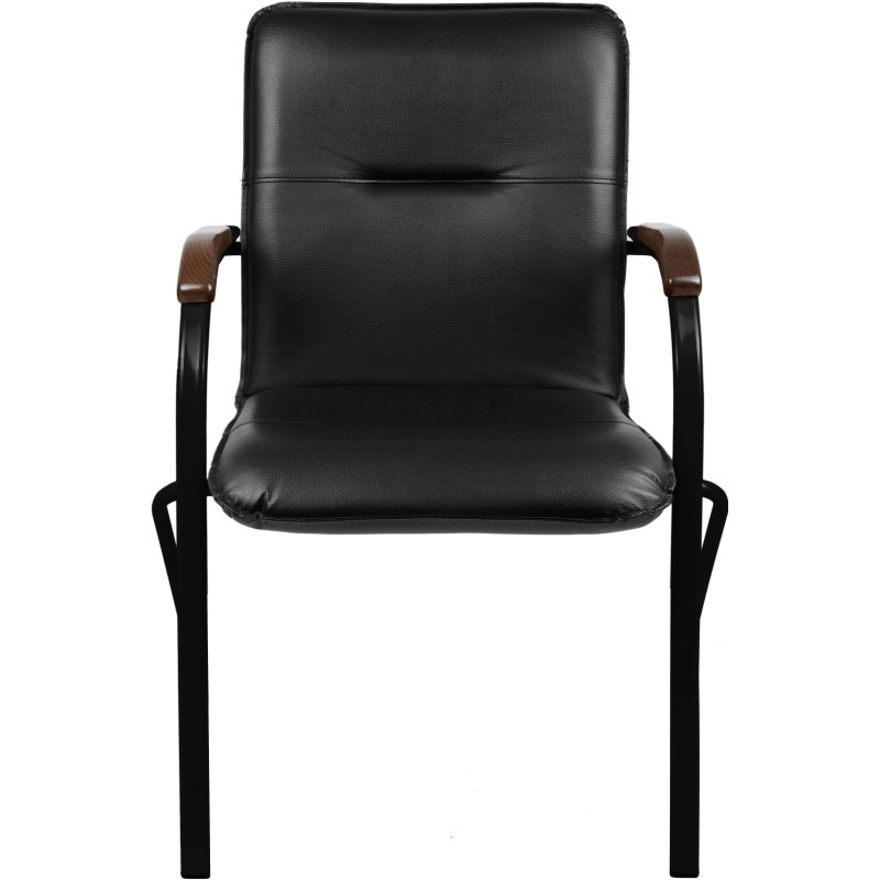 Конференц-кресло UA_EChair SAMBA Black к/з черн./орех (V-4 1.031)