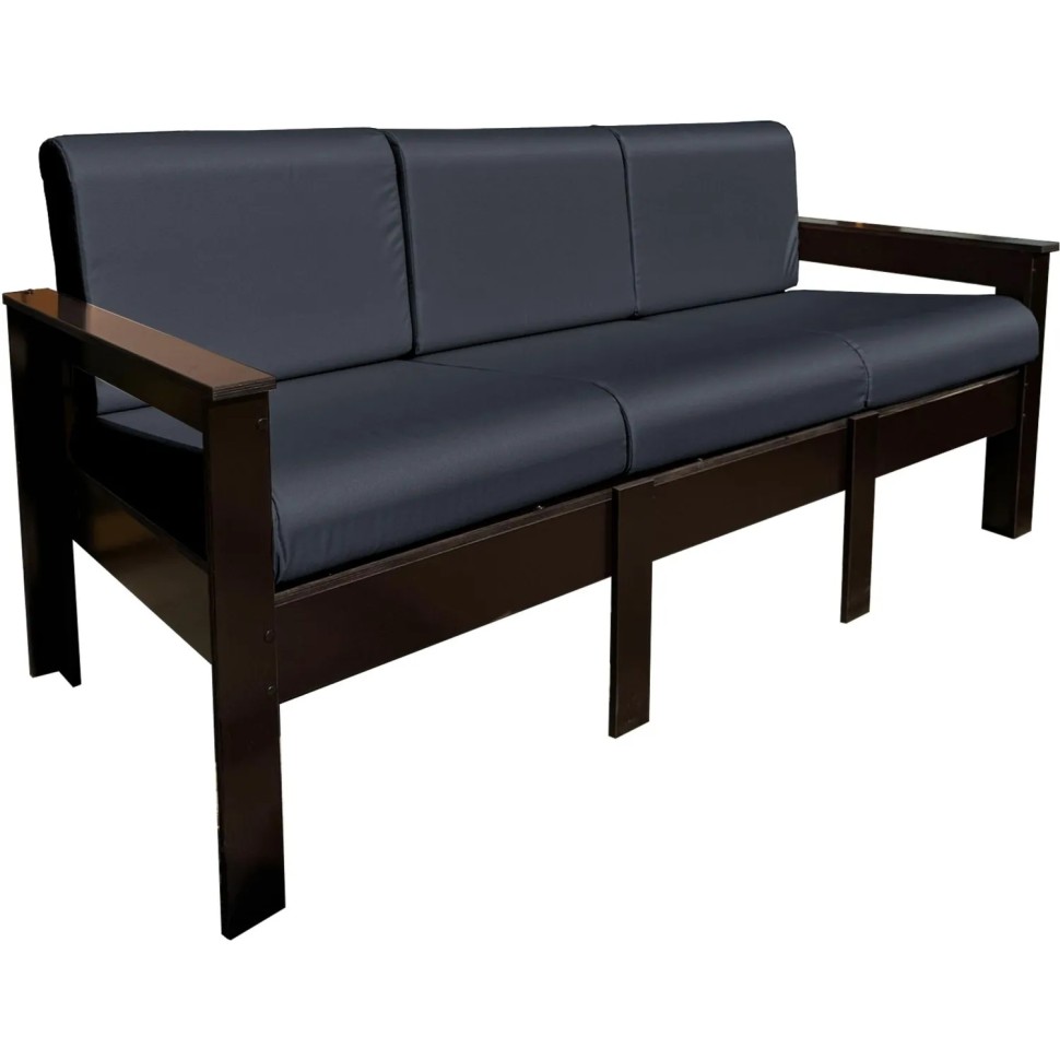 Диван 3-х местный VICTORIA садово-уличный,оксфорд темно-серый К0096