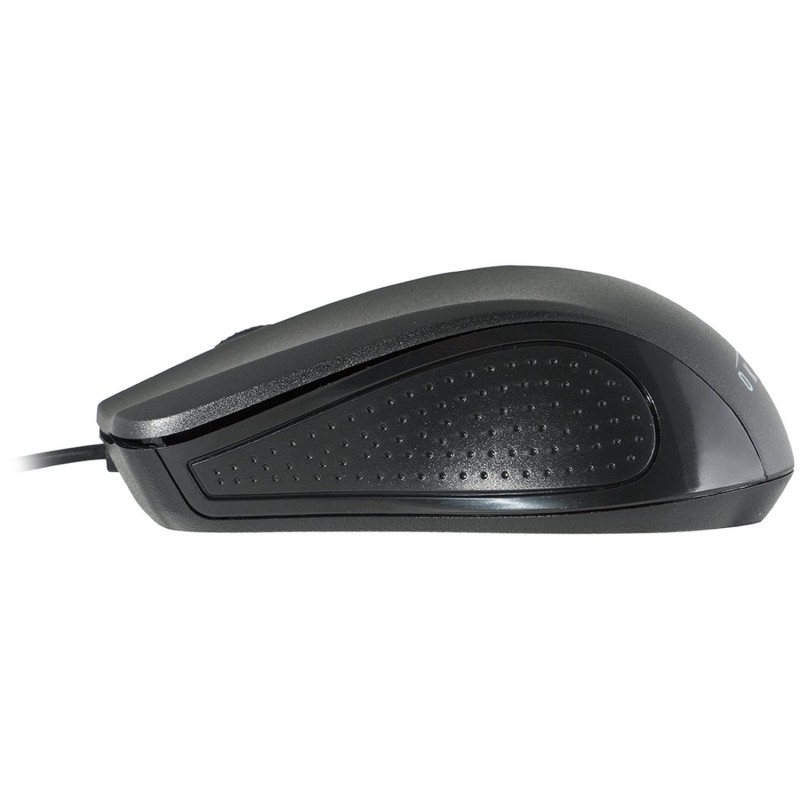 Мышь компьютерная Oklick 225M черный оптическая (1200dpi) USB (2but)