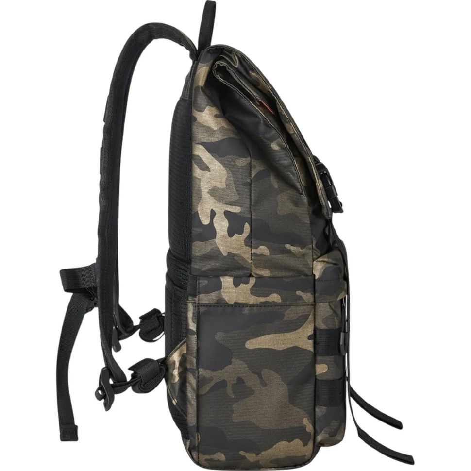 Рюкзак для ноутбука RIVACASE 7621 brown camo Sherwood-ECO Rolltop 15л 15.6 Рюкзак для ноутбука RIVACASE 7621 brown camo Sherwood-ECO Rolltop 15л 15.6