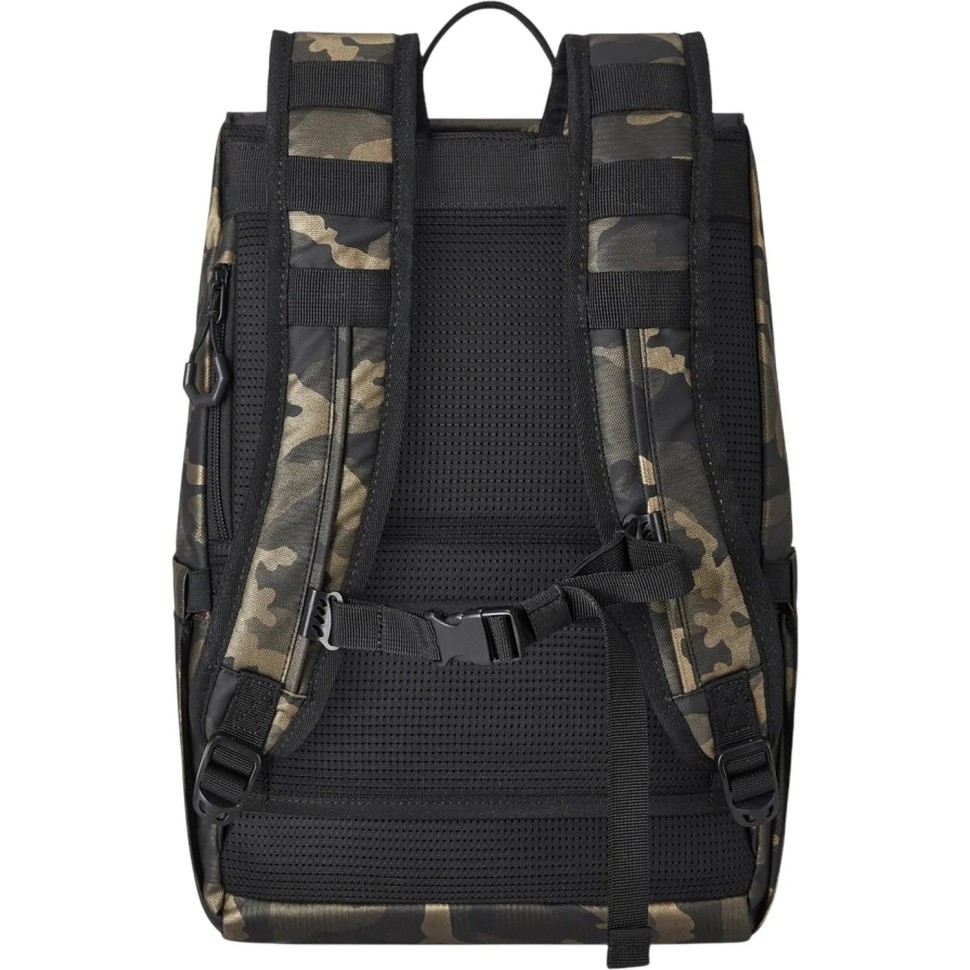 Рюкзак для ноутбука RIVACASE 7621 brown camo Sherwood-ECO Rolltop 15л 15.6 Рюкзак для ноутбука RIVACASE 7621 brown camo Sherwood-ECO Rolltop 15л 15.6