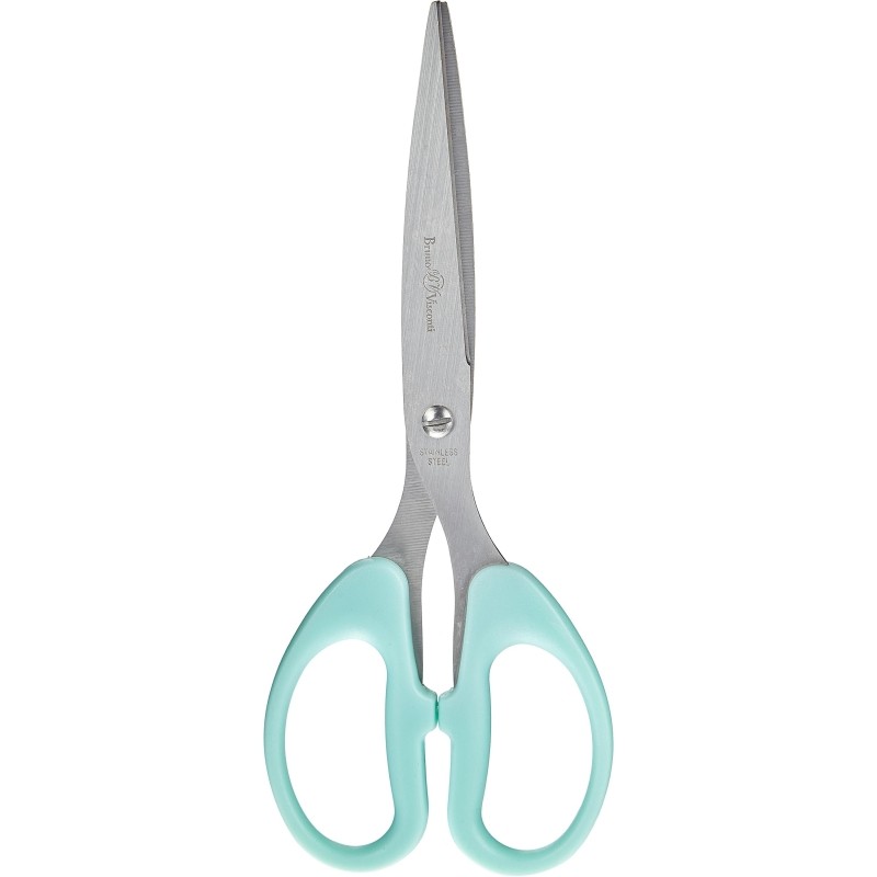 Ножницы Bruno Visconti SLIMCUT ZEFIR 190см, пласт.ручки,европ,голуб 60-0009