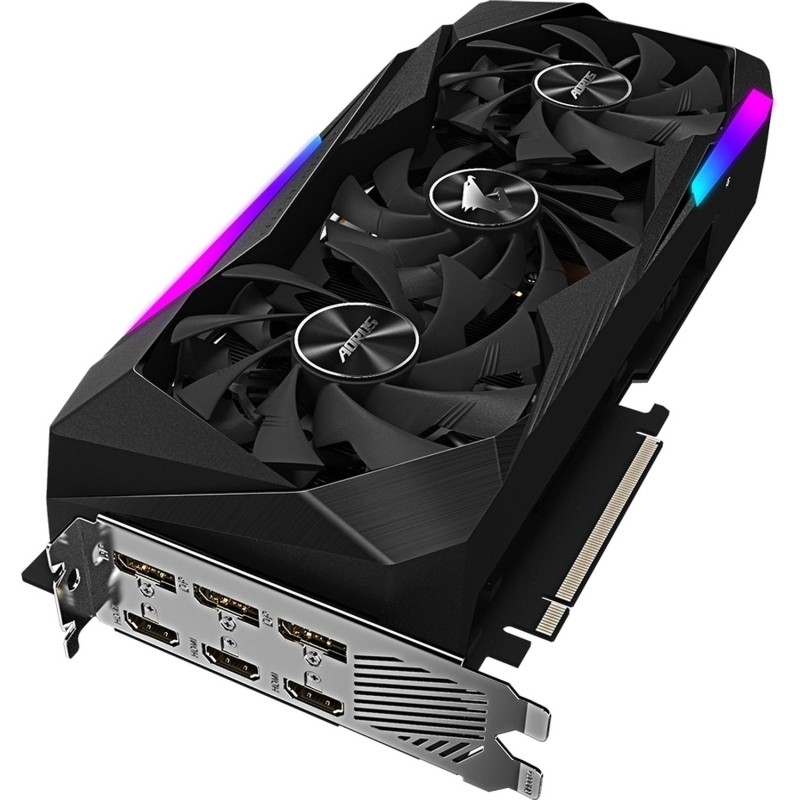 Видеокарта Gigabyte GV-N3070AORUS M-8GD NV RTX3070 8192Mb