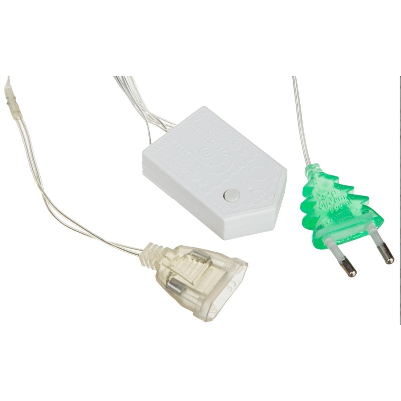 Гирлянда светодиодная Бахр 1.8x0.5м Звезды,IP20,48LED,мульт (RG/RB),3556863