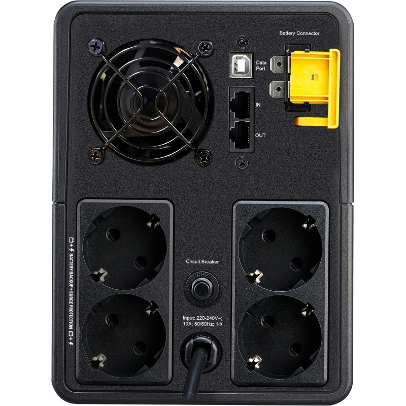 ИБП APC Back-UPS BX2200MI-GR 1200Вт 2200ВА, черный