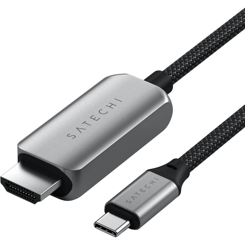 Кабель Satechi USB-C To HDMI 2.1 8K Cable. Цвет: серый космос
