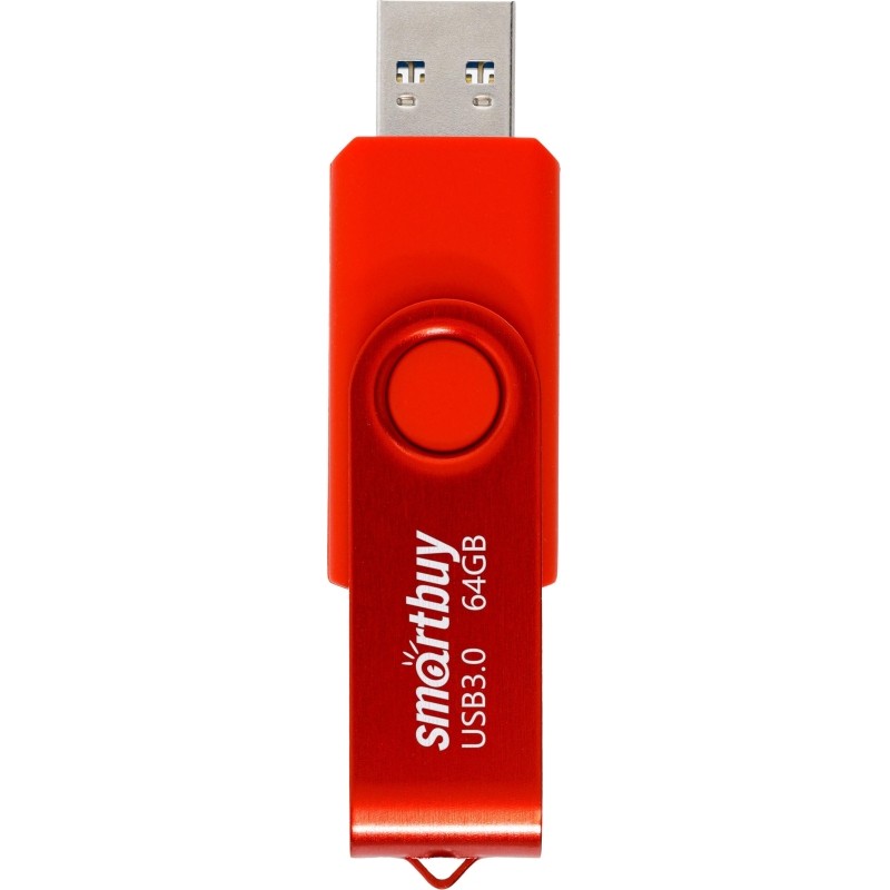 Флеш-память Smartbuy UFD 3.0/3.1 64GB Twist Red (SB064GB3TWR)