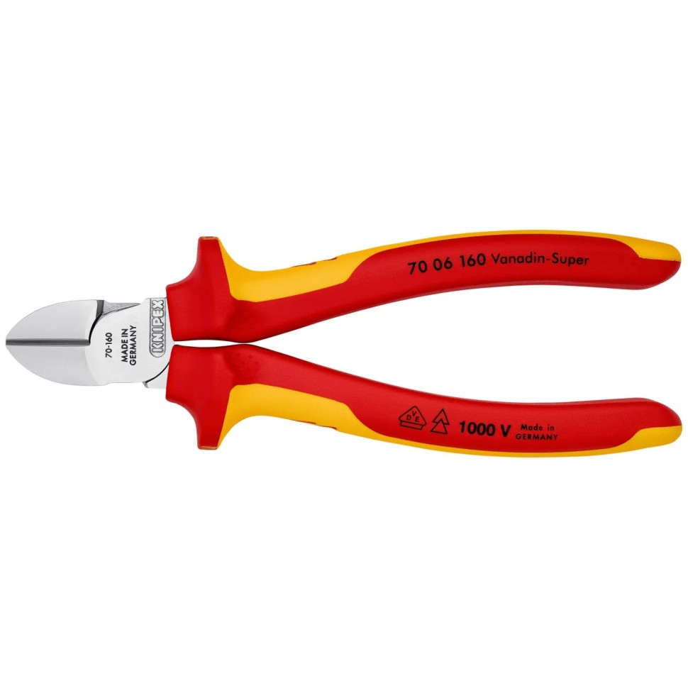 Бокорезы VDE L-160 мм KNIPEX KN-7006160