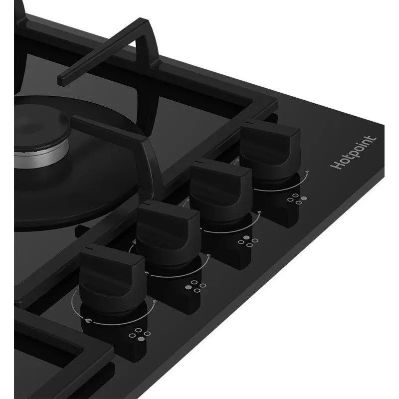 Варочная панель Hotpoint HG 62FA/BK, газовая,черный