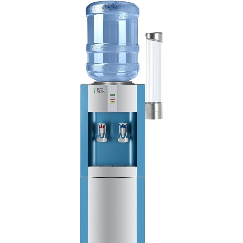 Кулер для воды напольный Ecotronic H1-LF c холодильником