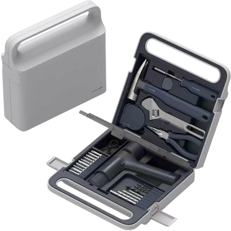 Набор инструментов с дрелью-шуруповёртом HOTO 12V Brushless Drill Tool Set