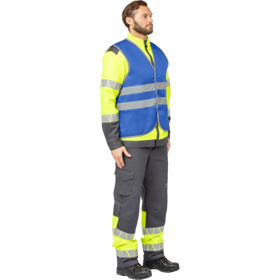 Жилет рабочий Т. 1Т, василёк (р. L/48-50, Nайтстар, р-т 170-176)