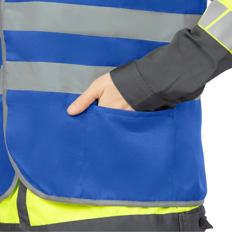 Жилет рабочий Т. 1Т, василёк (р. L/48-50, Nайтстар, р-т 170-176)