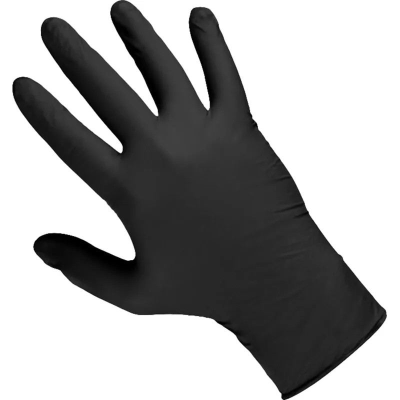 Перчатки одноразов. нитрил JetaSafety JSN910 черные р.XL (50 пар/уп)