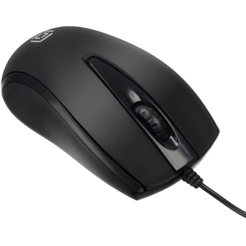 Мышь компьютерная Oklick 325M черный оптическая (1000dpi) USB (2but)