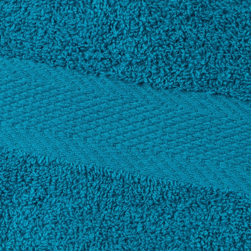 Набор полотенец махровых бордюр 440 г/м2, 40х70 бирюзовый, 10шт Набор полотенец махровых бордюр 440 г/м2, 40х70 бирюзовый, 10шт