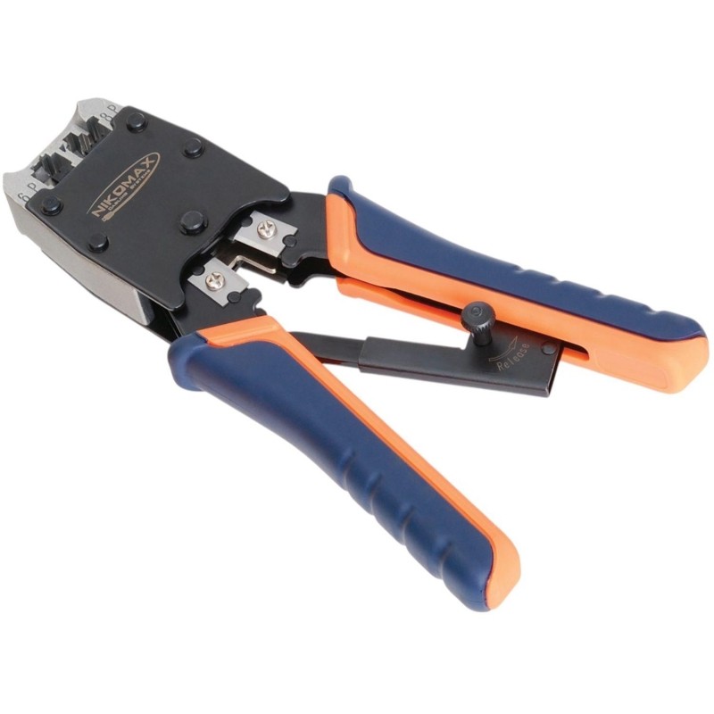Инструмент обжимной проф.RJ45/8P8C RJ12/6P6C RJ11/6P4C NMC-500R NIKOMAX