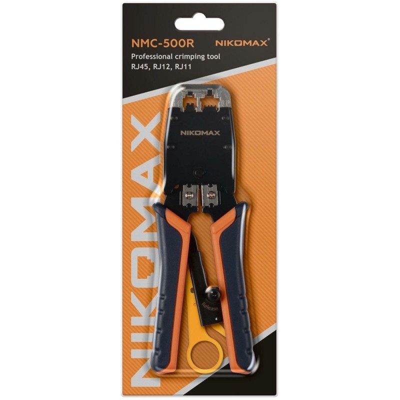 Инструмент обжимной проф.RJ45/8P8C RJ12/6P6C RJ11/6P4C NMC-500R NIKOMAX