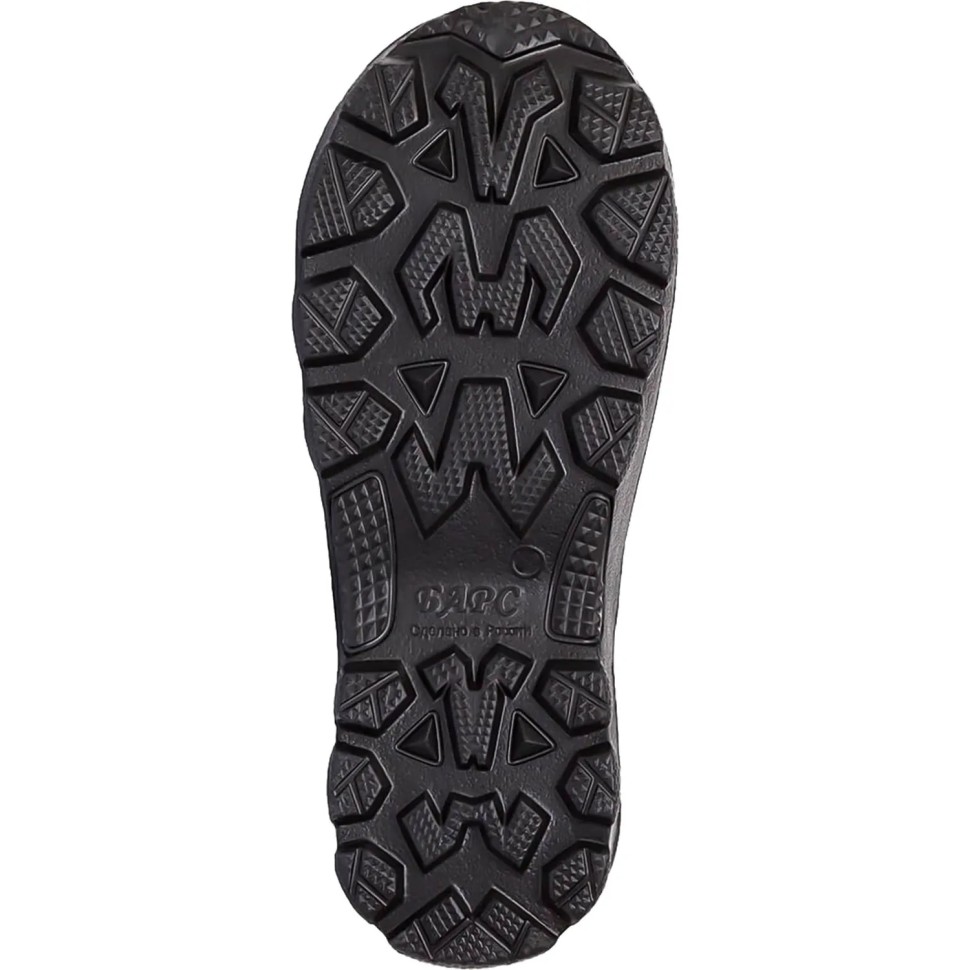 Бахилы мужские из ЭВА со вставным чулком  (шнур) (Д-14) черный р.42