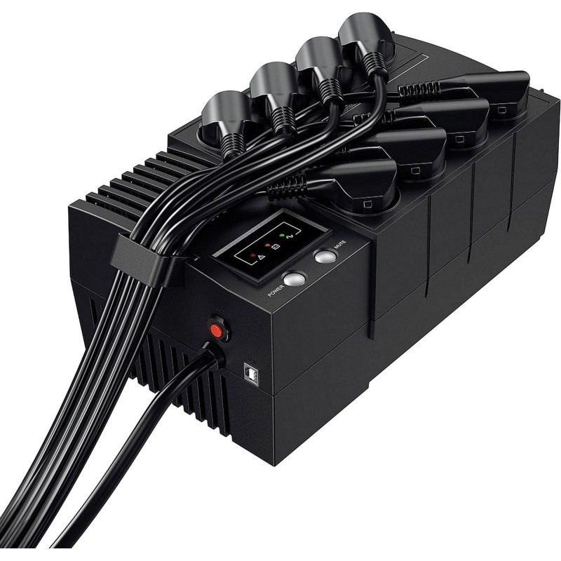 ИБП CyberPower BS650E, Line-Interactive, 650VA/390W