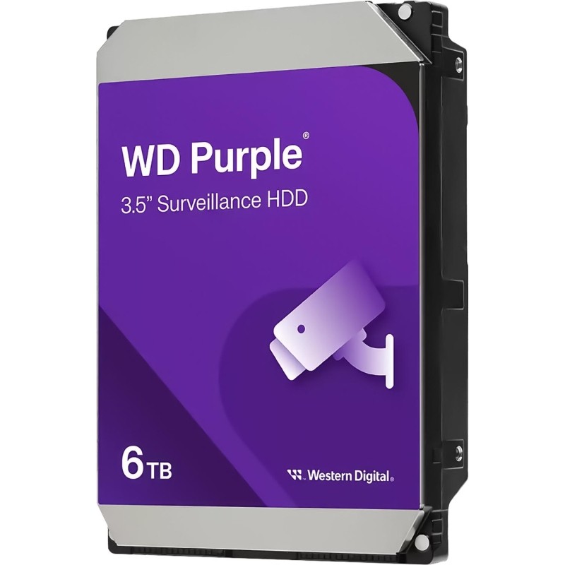 Жесткий диск WD Purple 6TB, SATA, 3,5 5400rpm, 256MB(WD63PURU)