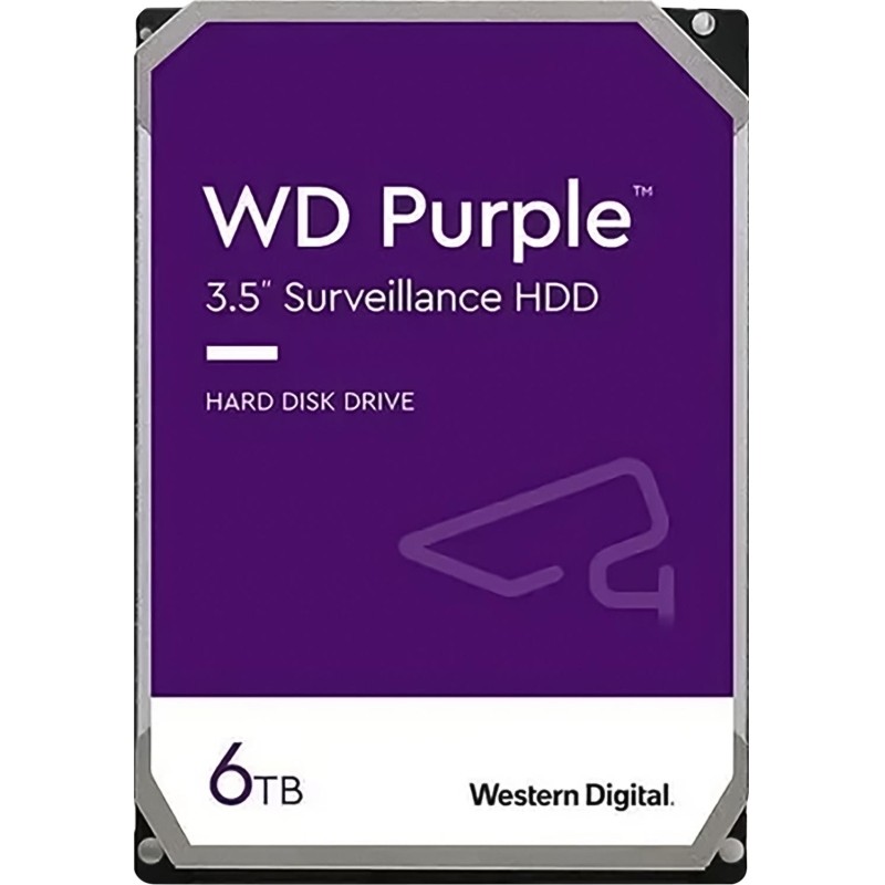 Жесткий диск WD Purple 6TB, SATA, 3,5 5400rpm, 256MB(WD63PURU)