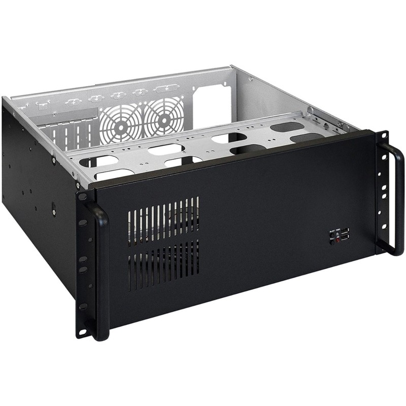 Корпус ExeGate Pro 4U300-08 (19, 4U, 300, без БП, USB) (EX281235RUS)