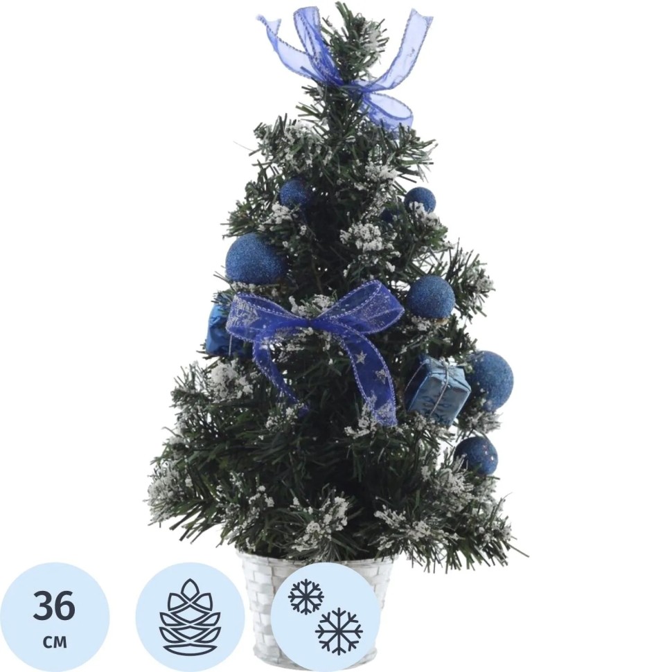 Елка изделие декоративное, L22 W22 H36 см 237301