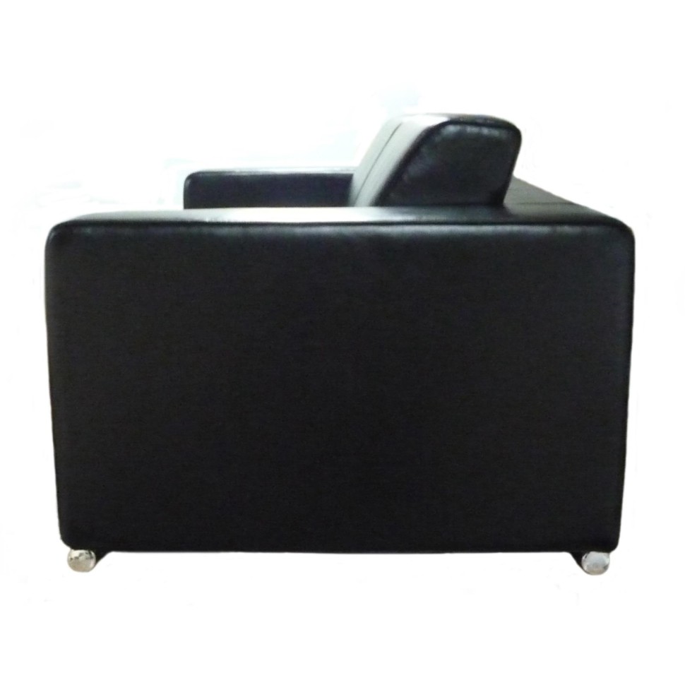 Кресло UEX_Энрико E-1 к/з черн. Attika 9 Кресло UEX_Энрико E-1 к/з черн. Attika 9