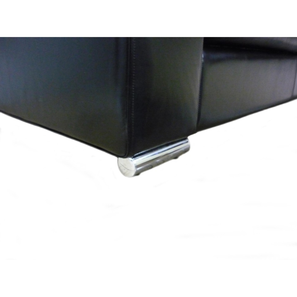 Кресло UEX_Энрико E-1 к/з черн. Attika 9 Кресло UEX_Энрико E-1 к/з черн. Attika 9