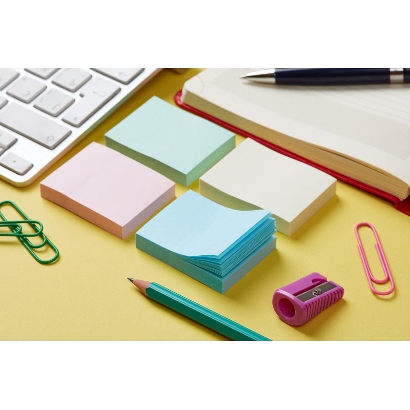 Стикеры ATTACHE Bright colours с клеев. краем 38x51 компле кт 4 цвета 100л
