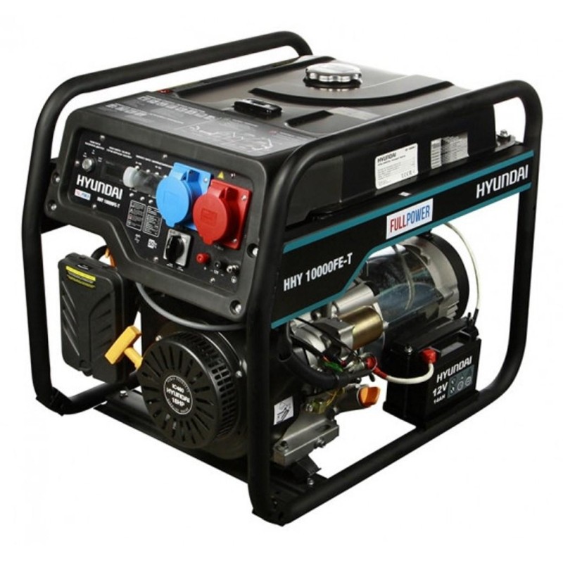Генератор бензиновый HYUNDAI 7.5кВт, эл.стартер, AVR (HHY 10000FE-T)
