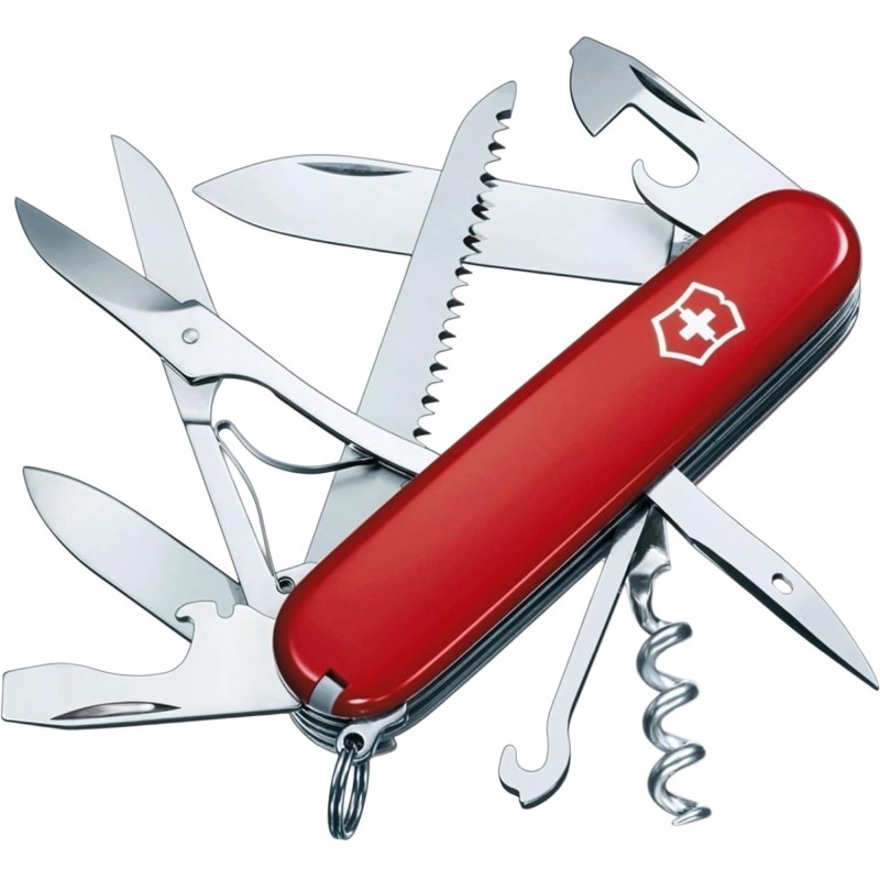 Нож Victorinox Huntsman, 91 мм, 15 функций, красный, 1.3713