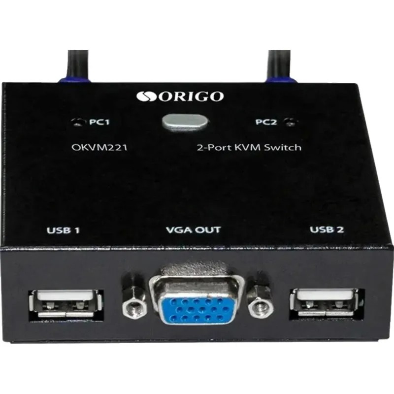 Модуль Origo 2-портовый KVM-переключатель с VGA и USB (OKVM221/A1A)