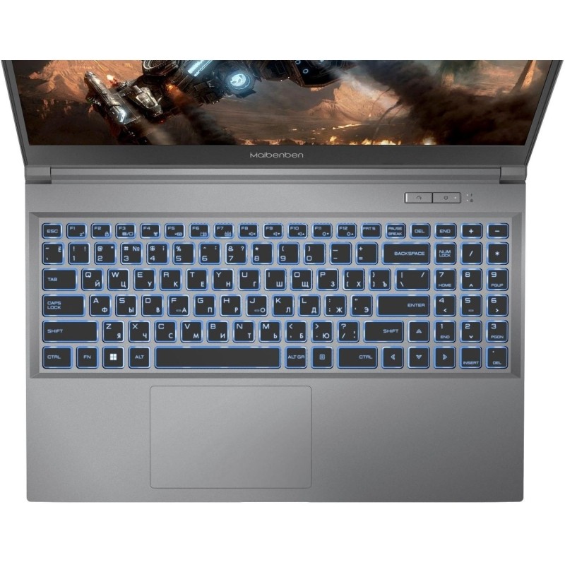 Ноутбук Maibenben X527(X527FSFMLGRE0)i7-12650H/16Gb/512GbSSD/RTX/15,6/Linux
