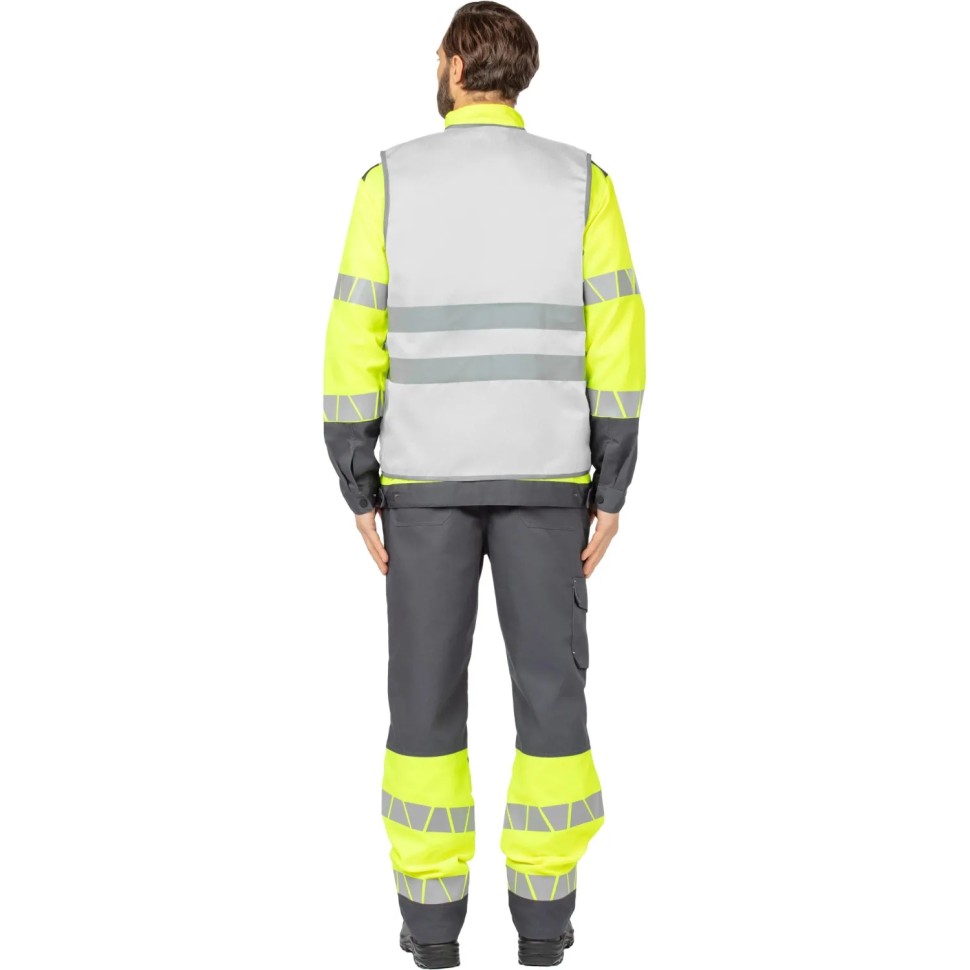 Жилет рабочий Т. 1Т, белый (р. L/48-50, Nайтстар, р-т 170-176)