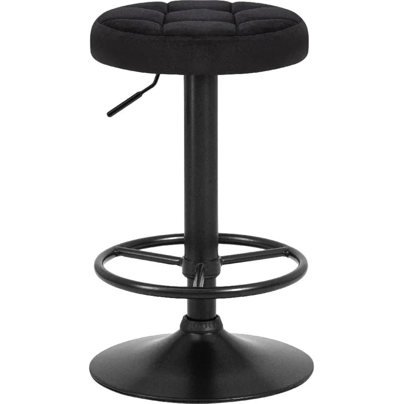 Табурет барный LO_DOBRIN BRUNO BLACK LM-5008_B-M_V-MJ9-101 черный велюр