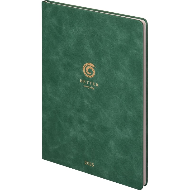 Еженедельник датированный 2025 IF 190х250 мм 88л. твердый Snake I1501/green
