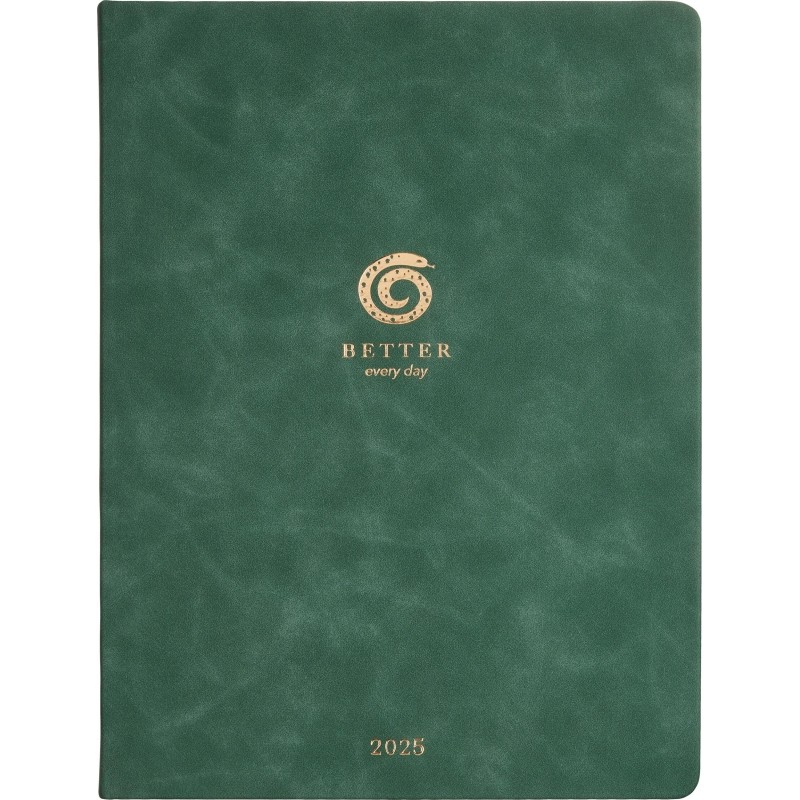 Еженедельник датированный 2025 IF 190х250 мм 88л. твердый Snake I1501/green