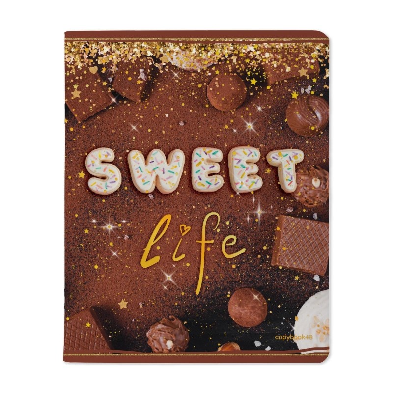 Тетрадь общая А5,48л,клетка,скреп,SWEET LIFE,5шт/уп,7-48-1237/5