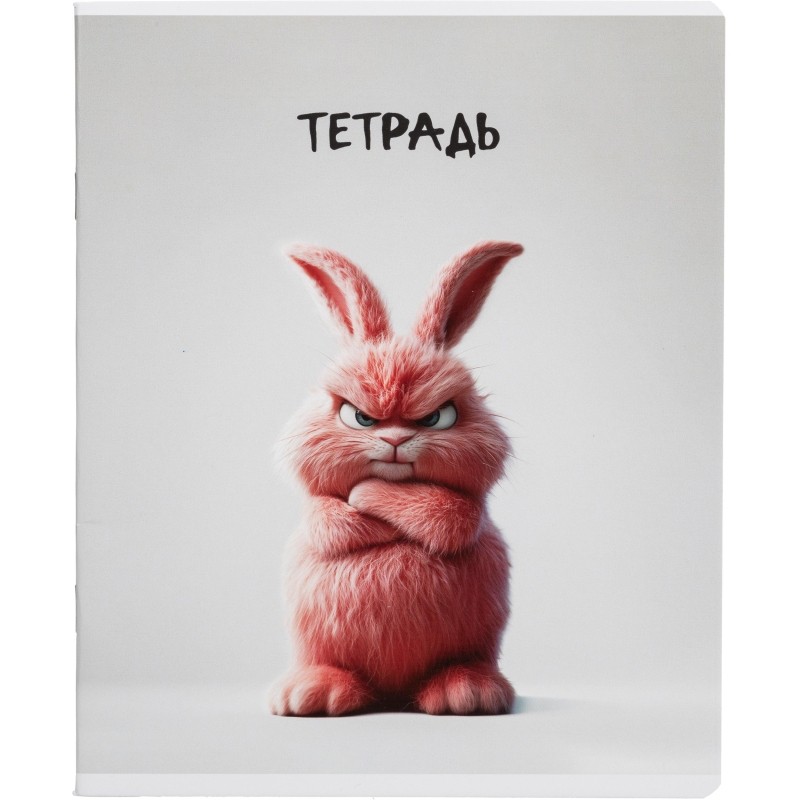 Тетрадь 48л,в ассорт.СЕРДИТЫЕ ЗВЕРИ А5+,клетка, мягкий переплёт,ТВИН 68552
