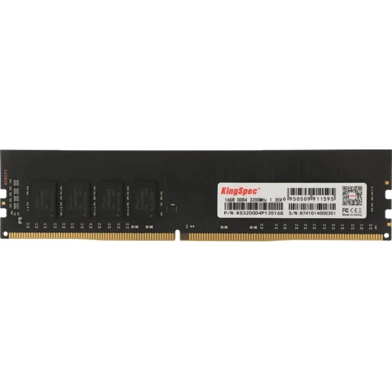 Модуль памяти KingSpec DIMM DDR4 16GB 3200MHz CL17 16GB(KS3200D4P13516G)