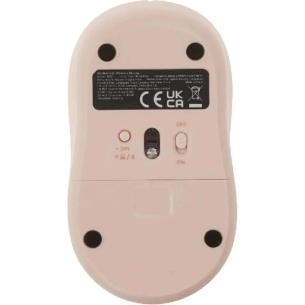 Мышь компьютерная UGREEN беспр. M331 (65625) Multi-mode BT&GHz розовый Мышь компьютерная UGREEN беспр. M331 (65625) Multi-mode BT&GHz розовый