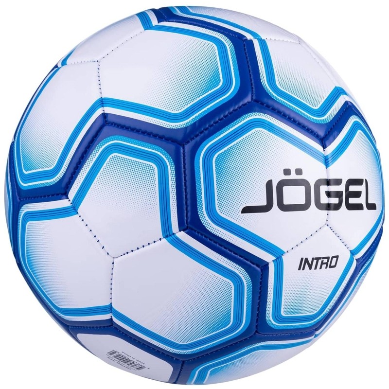 Мяч футбольный Jögel Intro №5, белый (BC20), УТ-00017587