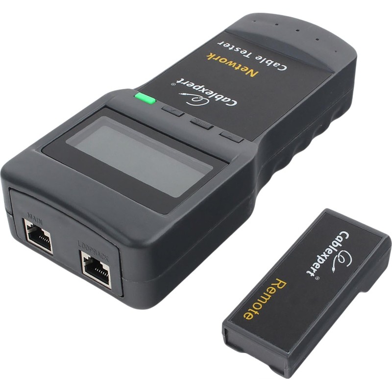 Тестер кабельный цифровой LAN Cablexpert NCT-3, для RG-45, RG-58, RJ-12,11