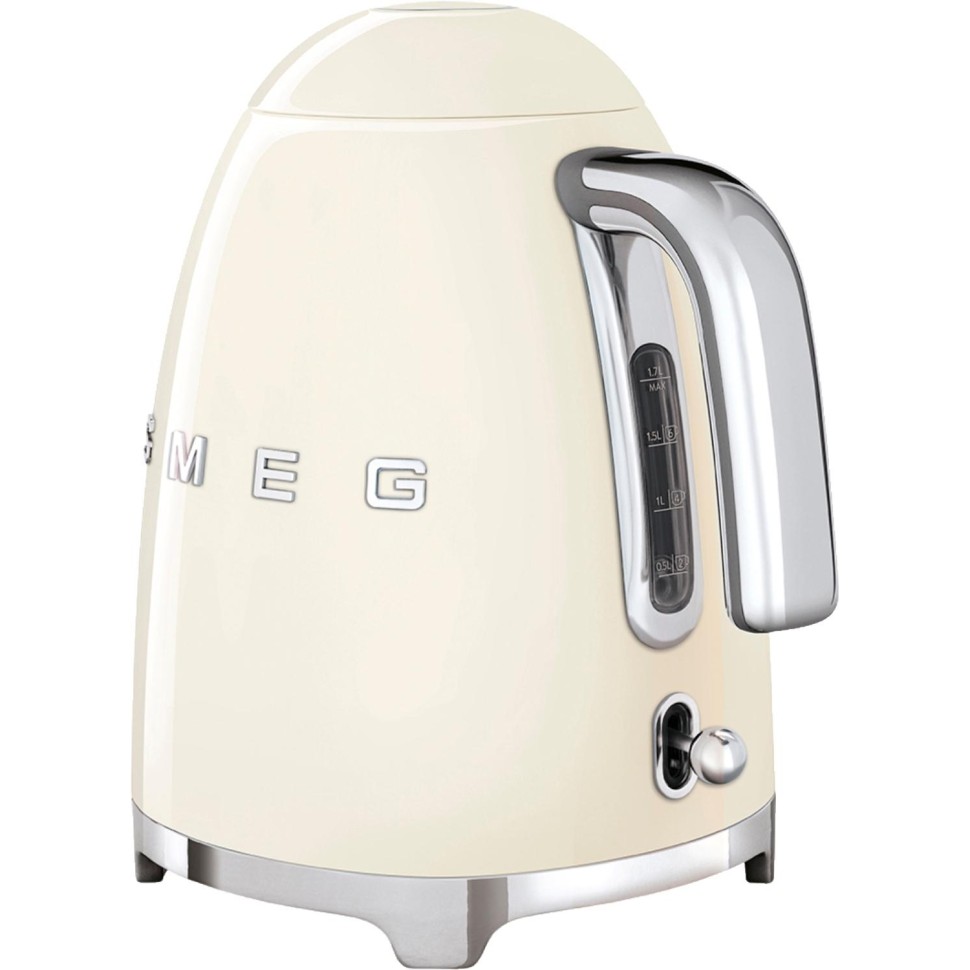 Чайник SMEG KLF03CREU,1,7л, электрический, кремовый Чайник SMEG KLF03CREU,1,7л, электрический, кремовый